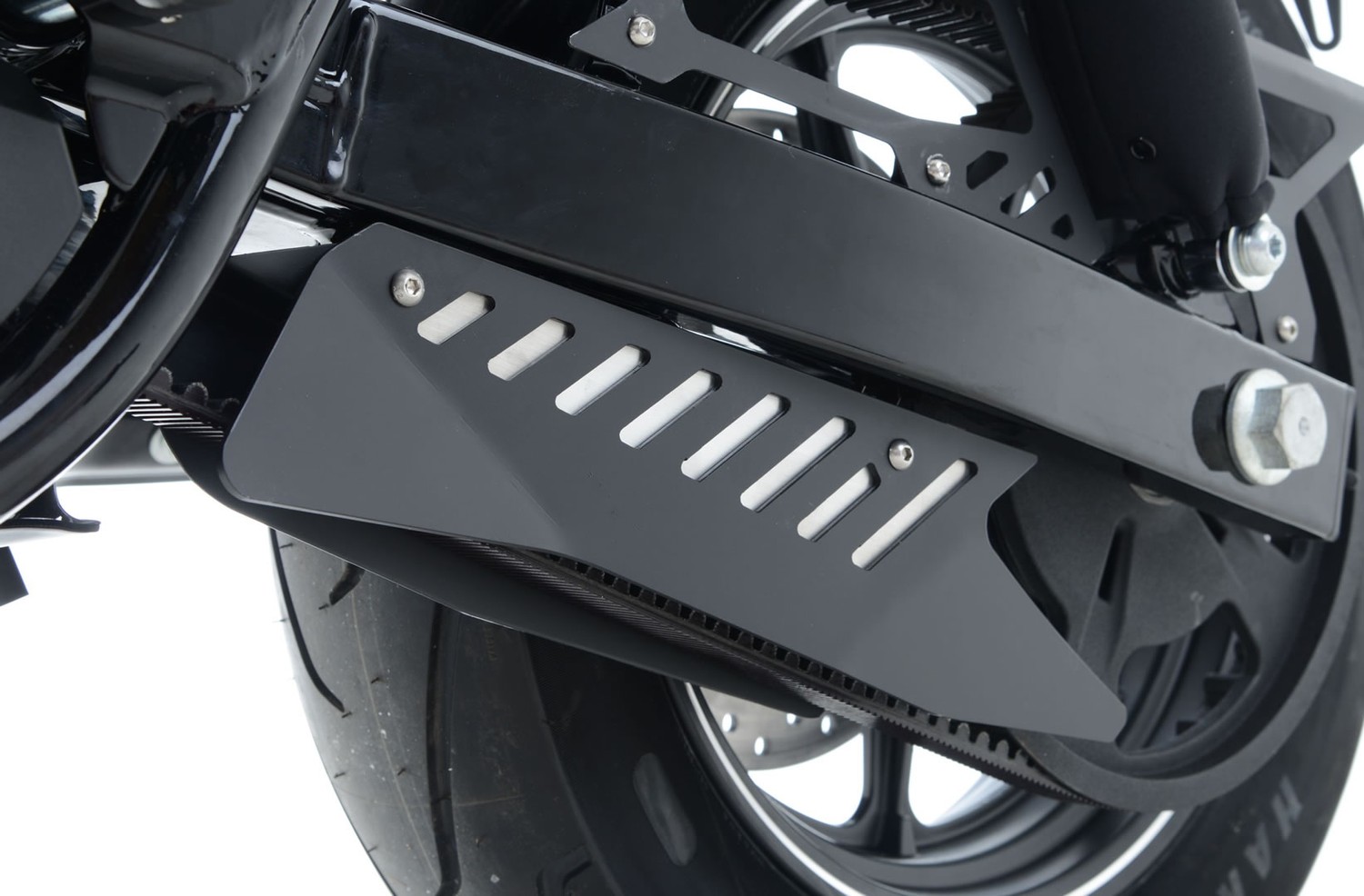 R&G Racing Belt Guard (Lower)for the Harley Davidson Street 500/750 '14-'21 R&G Racing Belt Guard (Lower)for the Harley Davidson Street 500/750 '14-'21